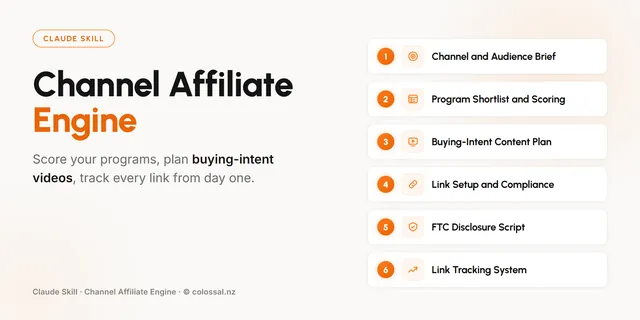 Channel Affiliate Engine cover