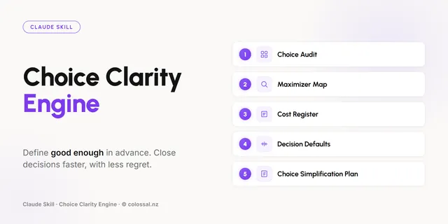 Choice Clarity Engine cover