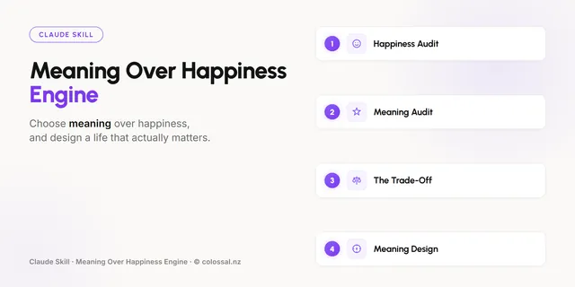 Meaning Over Happiness cover