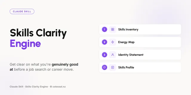 Skills Clarity Engine cover